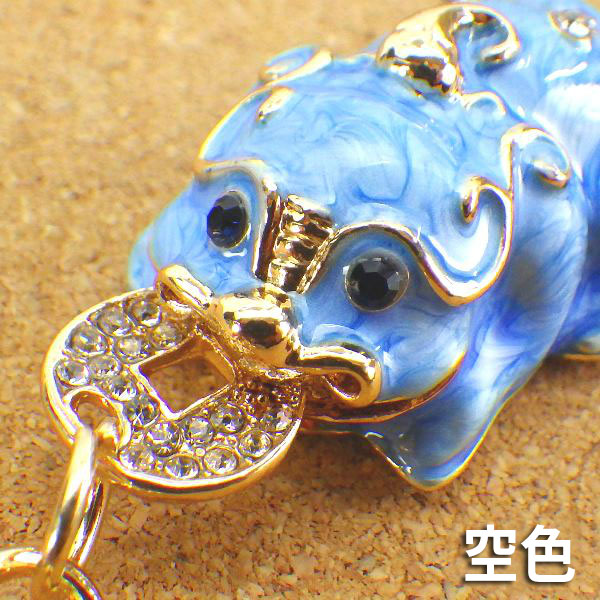 本翡翠置物 招財旺運彫り 本物保証