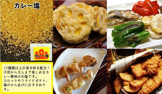 塩 フレーバー塩 カレー塩 送料無料