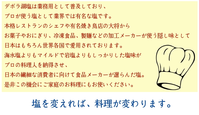 塩 デボラ湖 湖塩 デボラ湖塩