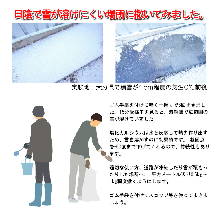 トクヤマ 塩化カルシウム 25kg / 業務用サイズ : こわけや