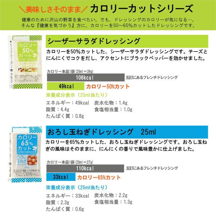 小袋 ドレッシング 健康系 減塩 低カロリー 送料無料