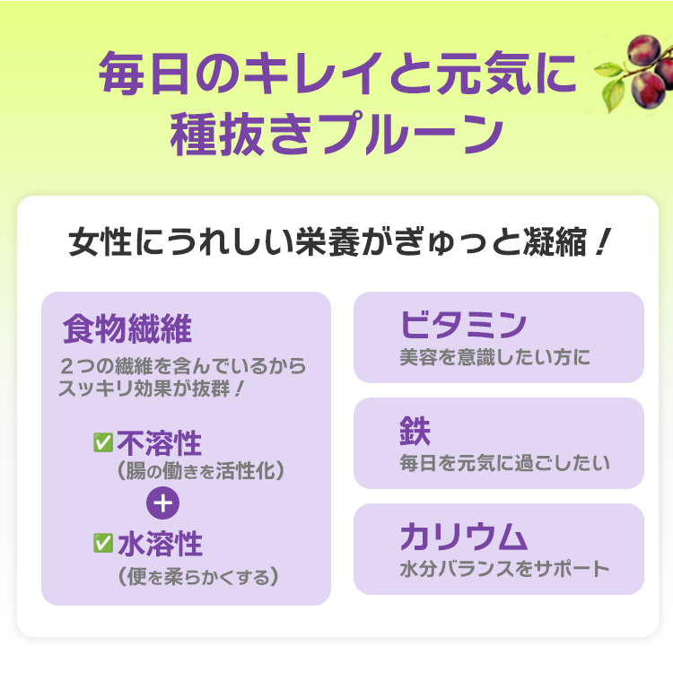 ドライフルーツ 種抜き プルーン 送料無料