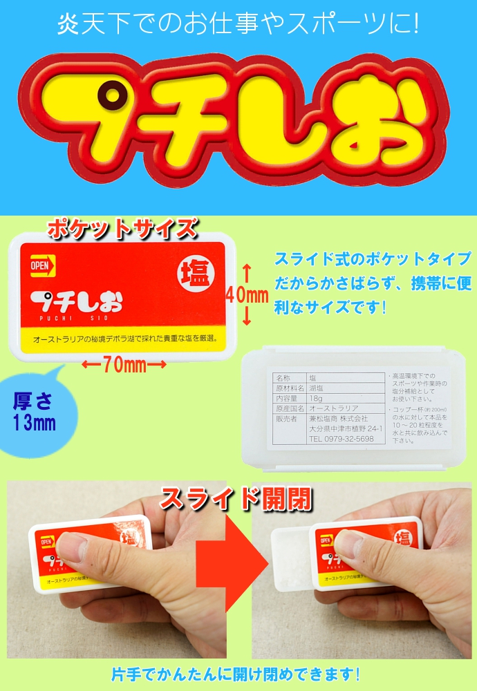 塩 携帯用塩 プチしお