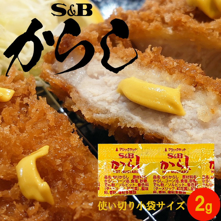 小袋 スパイス S&B からし 送料無料