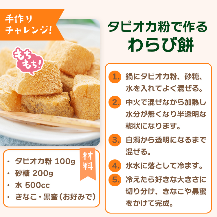 粉 タピオカ粉 キャッサバ芋 送料無料