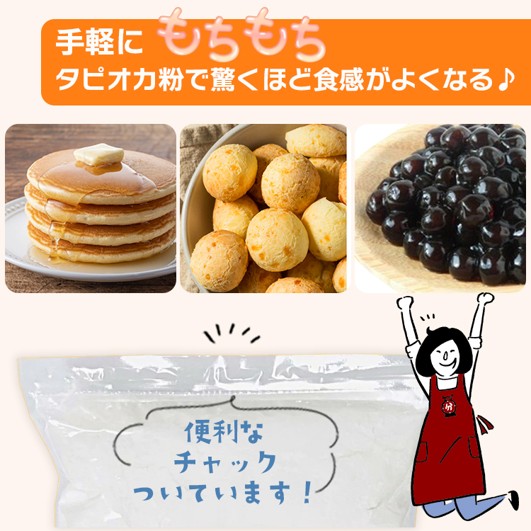 粉 タピオカ粉 キャッサバ芋 送料無料