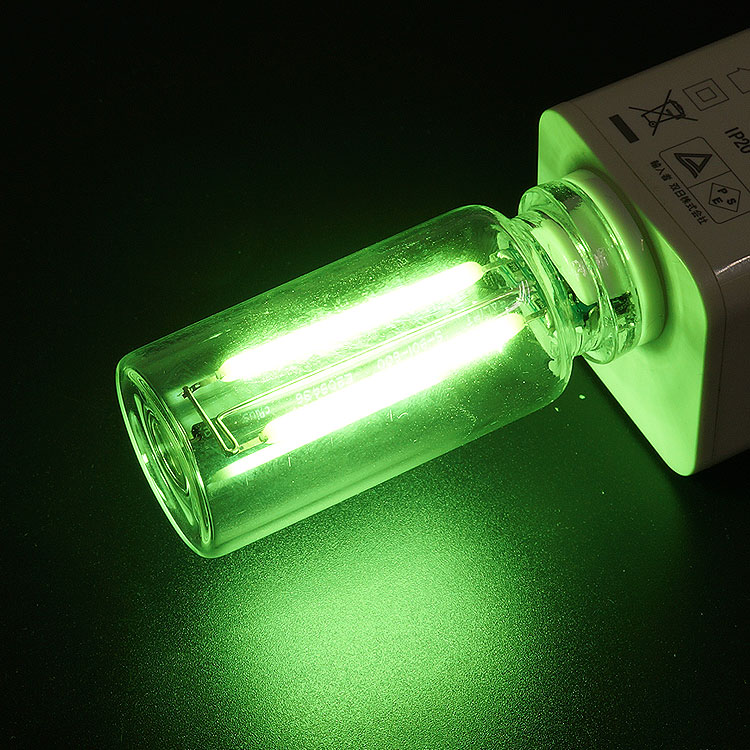 USB LED ライト レトロ風 ガラス ボトル 調光機能 明るさ調整 USB Type-A USB給電 タッチスイッチ 車内 車 室内 オフィス  キャンプ アウトドア 小型 軽量