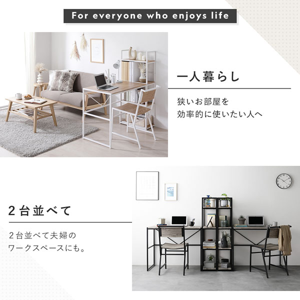 デスクセット 2点セット 〔 デスク 幅90cm ＋チェア 1脚