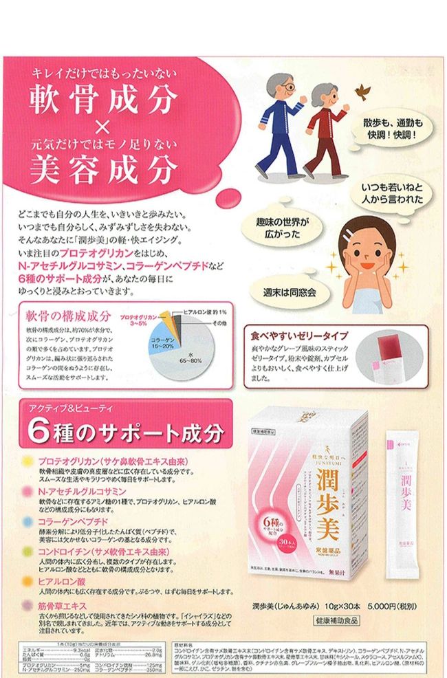 常盤薬品工業 潤歩美30本 3個セット ゼリータイプ 常盤薬品 グレープ