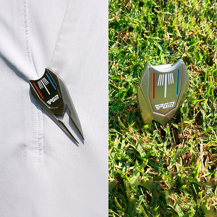 グリーンフォーク PGM マーカー付き クリップ付き ゴルフ ゴルフ