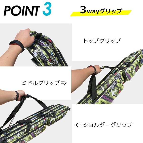 ロッドケース 釣竿ケース フィッシングバッグ 竿袋 釣りバッグ