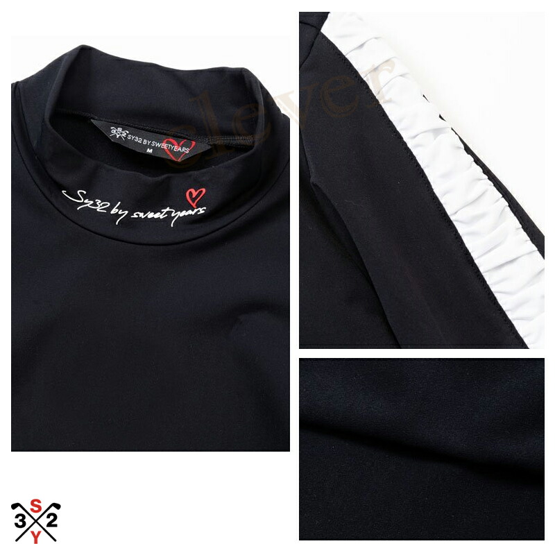 SY32 ゴルフ モックネックシャツ トップス モックネック レディース