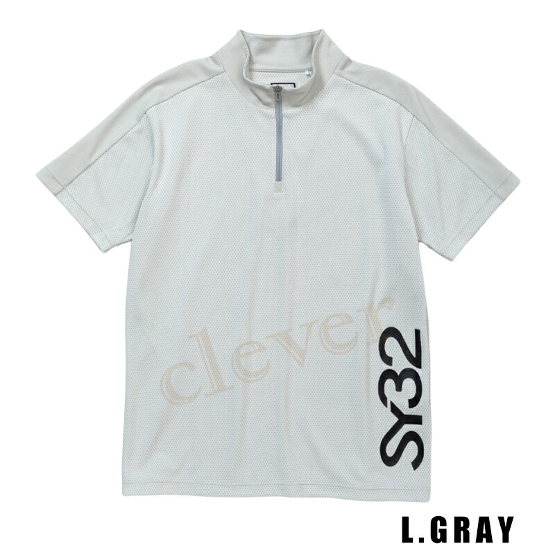 新品未使用　SY32 半袖　モックネック　サイズL SY32 SWEET YEARS】モックネックシャツ L ホワイト - メルカリ