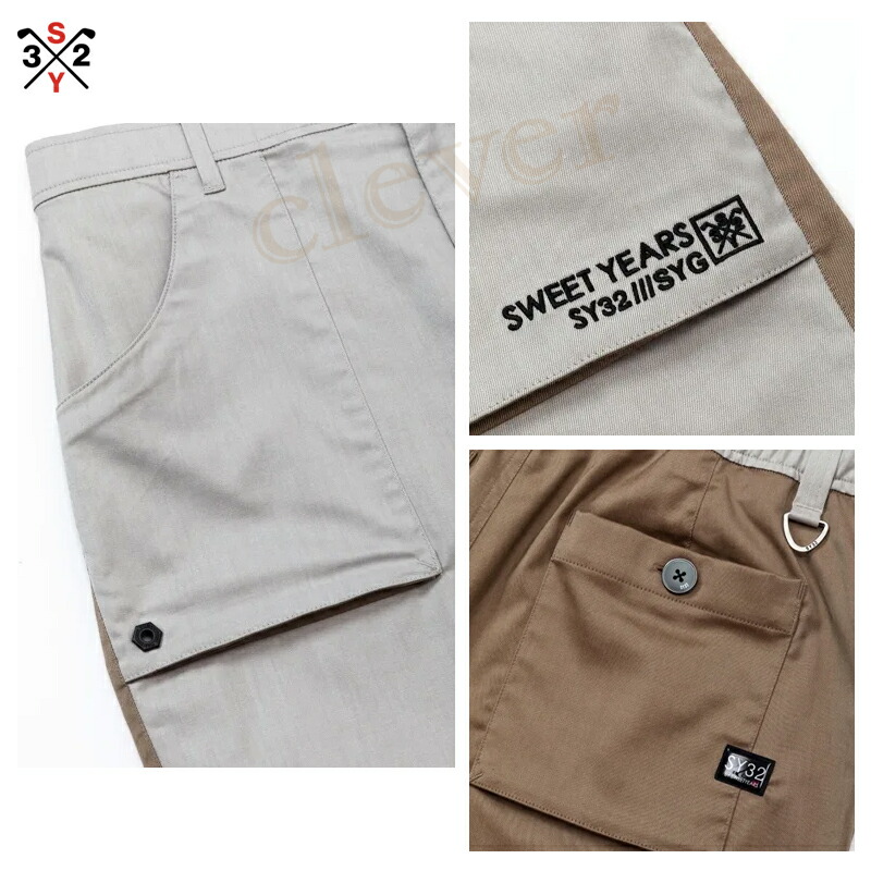 SY32 ゴルフ ショートパンツ SYG-24S38 ハーフパンツ パンツ
