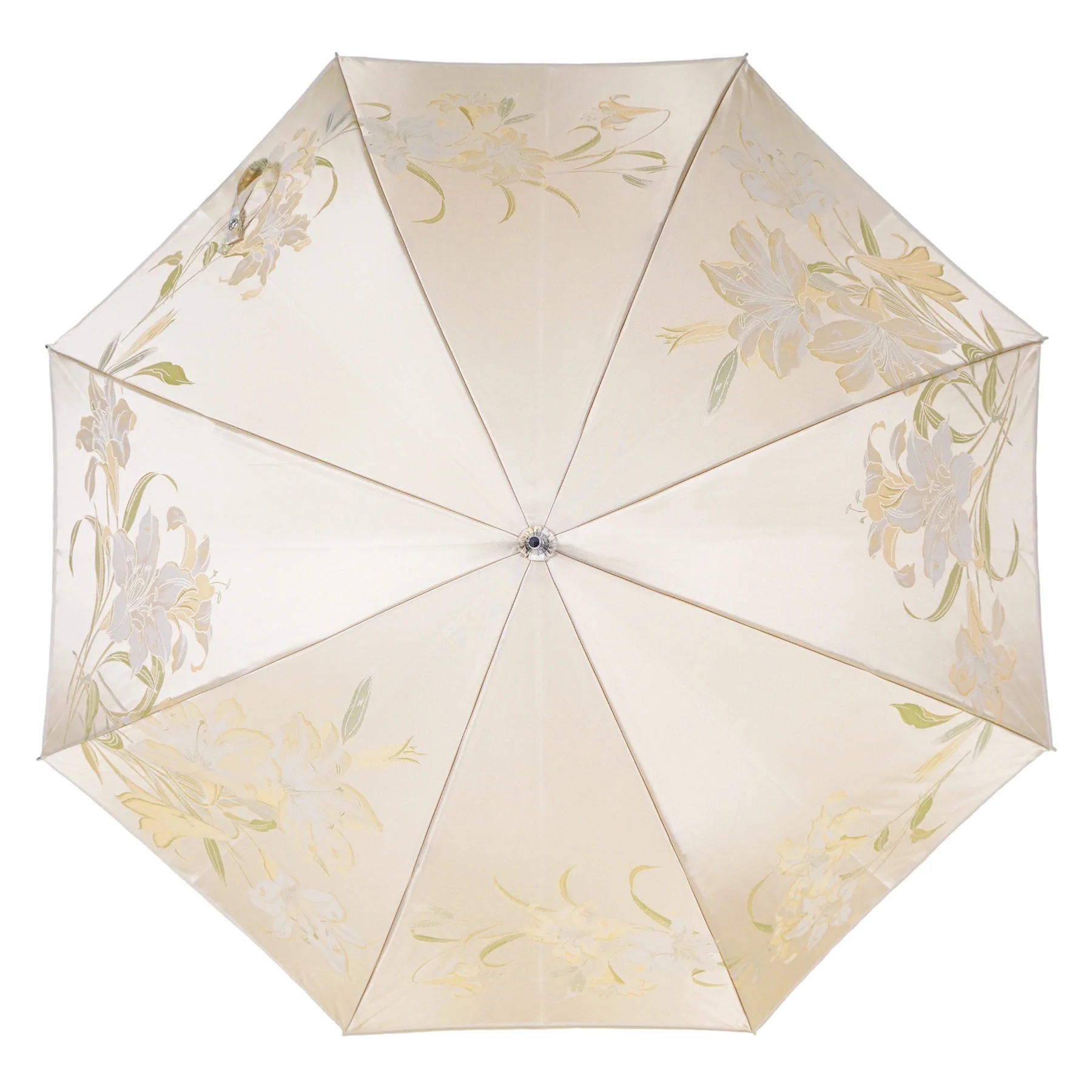 槙田商店　傘　晴雨兼用　UV 甲州織　絵おり　百合　和 槙田商店 傘 晴雨兼用 UV 甲州織 絵おり 百合 和 晴雨兼用&UVカット】