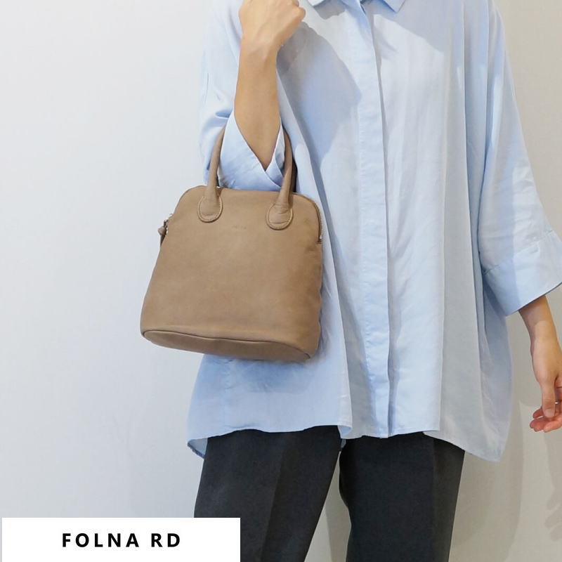 FOLNA(フォルナ）日本製ソフトレザー ブガッティボストンバッグ FOLNA