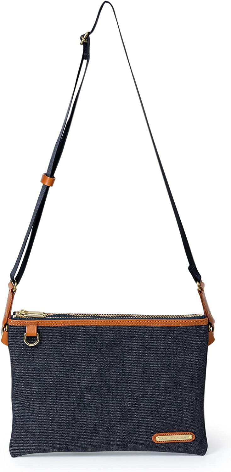 軽量 多機能 サコッシュ】INNFITH デニムサコッシュ B5 普段使い  