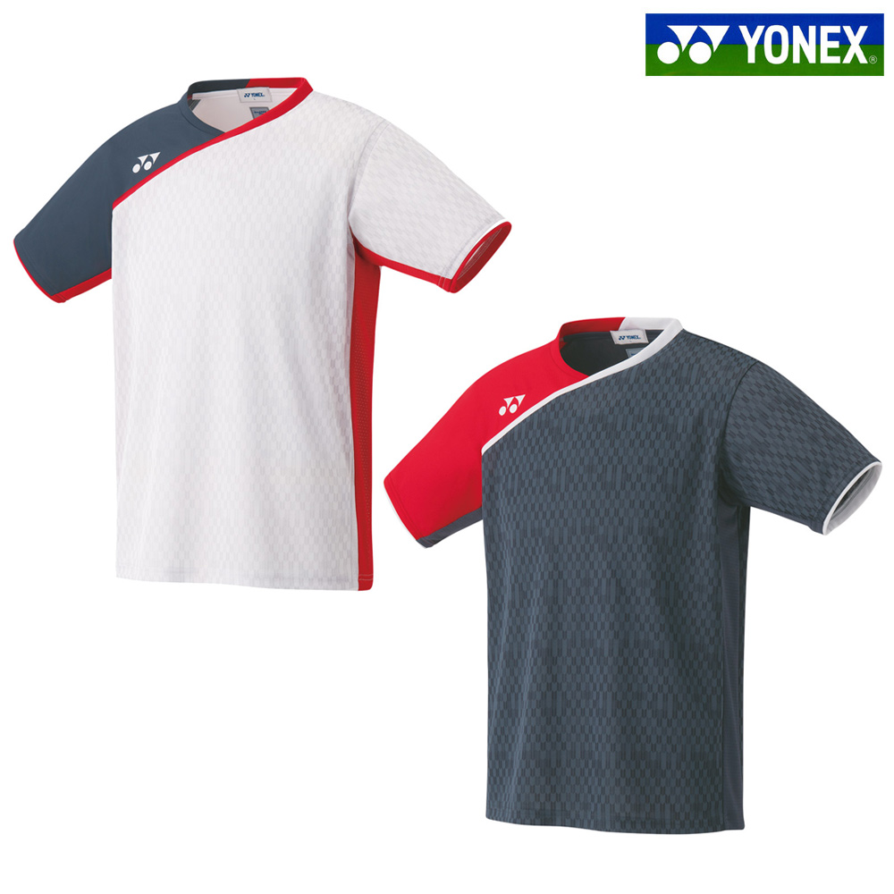 ヨネックス YONEX バドミントンウェア メンズ ゲームシャツ フィットスタイル  10260 バドミントン日本代表チームモデル 2018FW 夏用 冷感『即日出荷』｜kpi