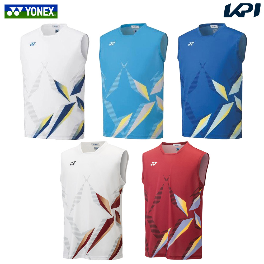 ヨネックス YONEX ソフトテニスウェア メンズ メンズゲームシャツ ノースリーブ  10408 2021SS  『即日出荷』｜kpi