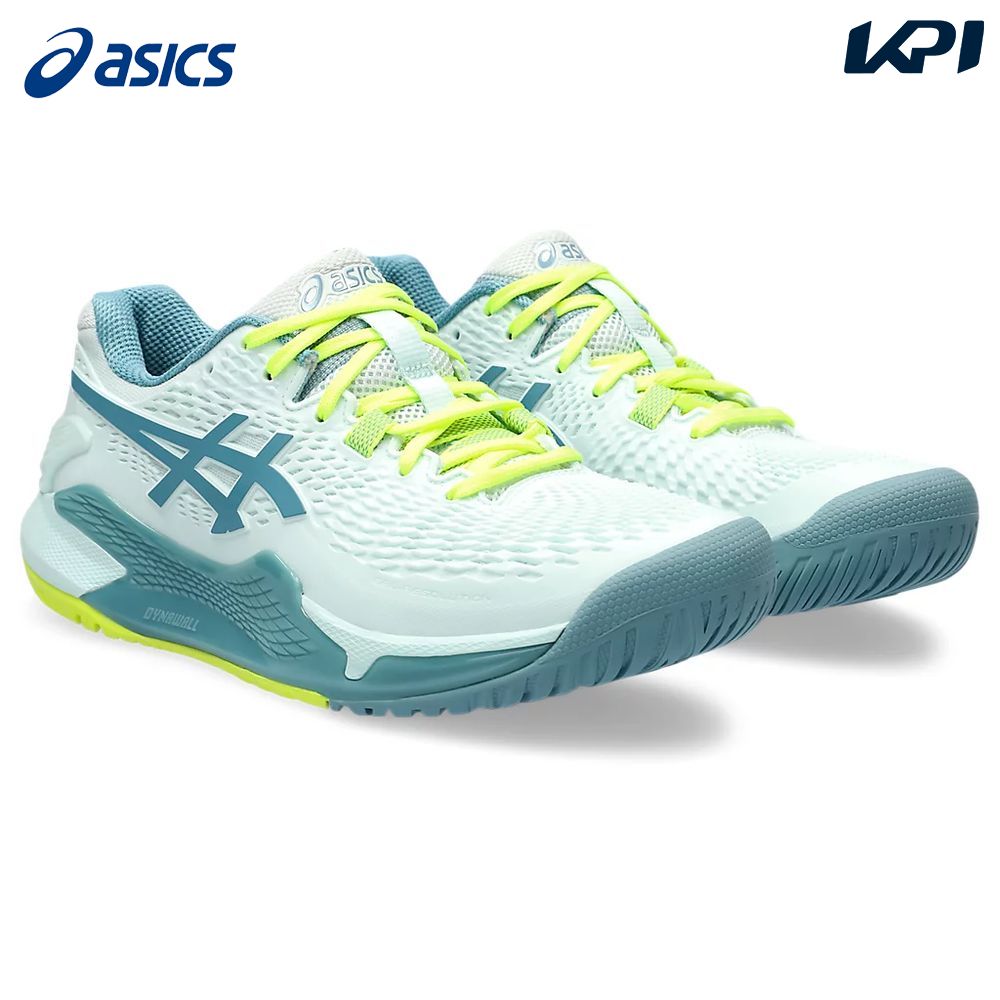 アシックス asics テニスシューズ レディース ゲルレゾリューション 9 ワイド GEL-RESOLUTION 9 オールコート用 1042A226-400｜kpi