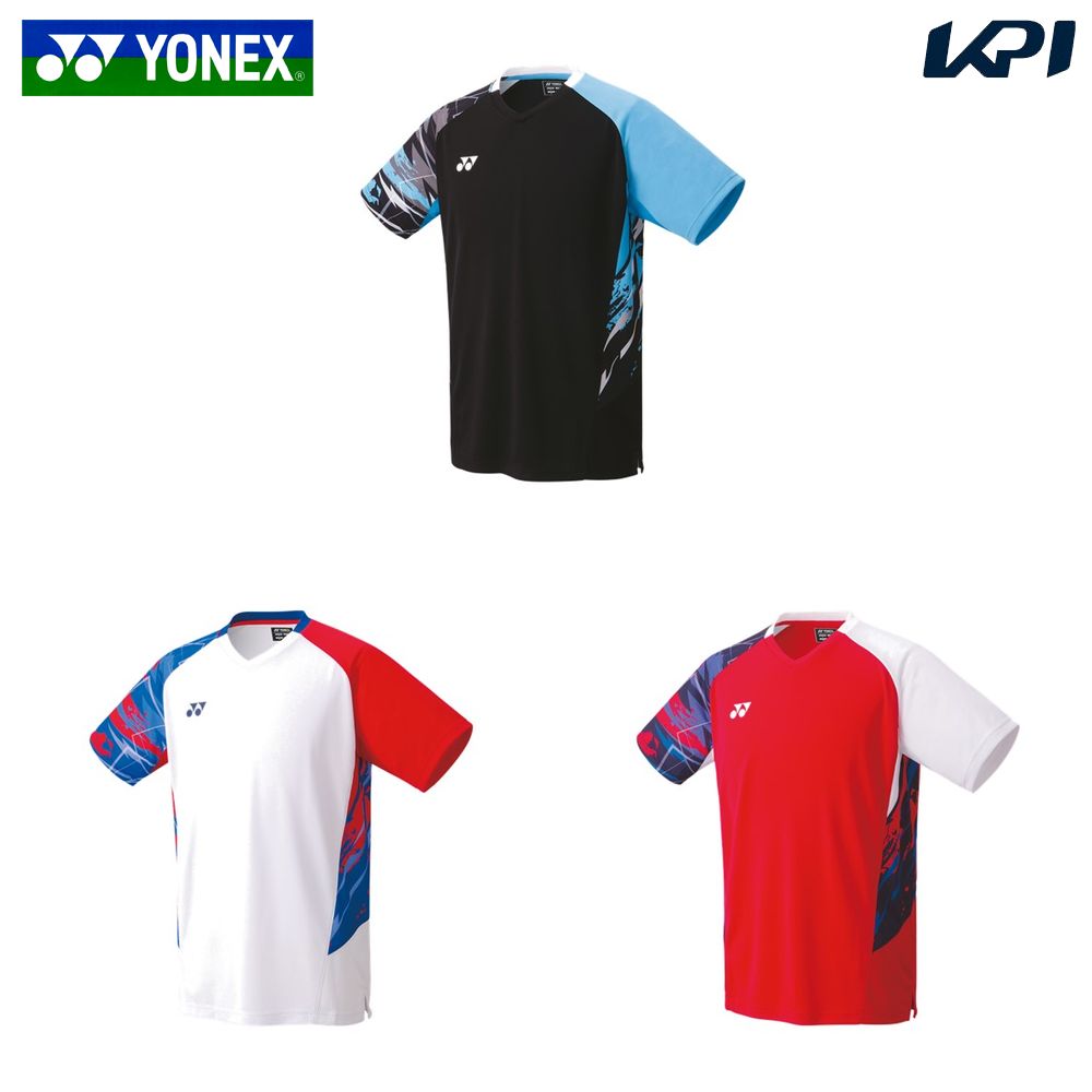 ヨネックス YONEX テニスウェア メンズ   ゲームシャツ フィットスタイル  10572 2024SS｜kpi