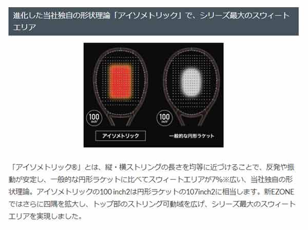 YONEX（ヨネックス） 「EZONE 98 Eゾーン98 17EZ98」硬式テニス