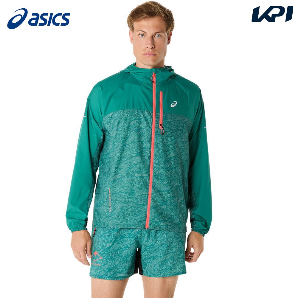 アシックス asics ランニングウェア メンズ   FUJITRAILパッカブルウィンドブレーカー 2011C991-300 2025SS | ASICS