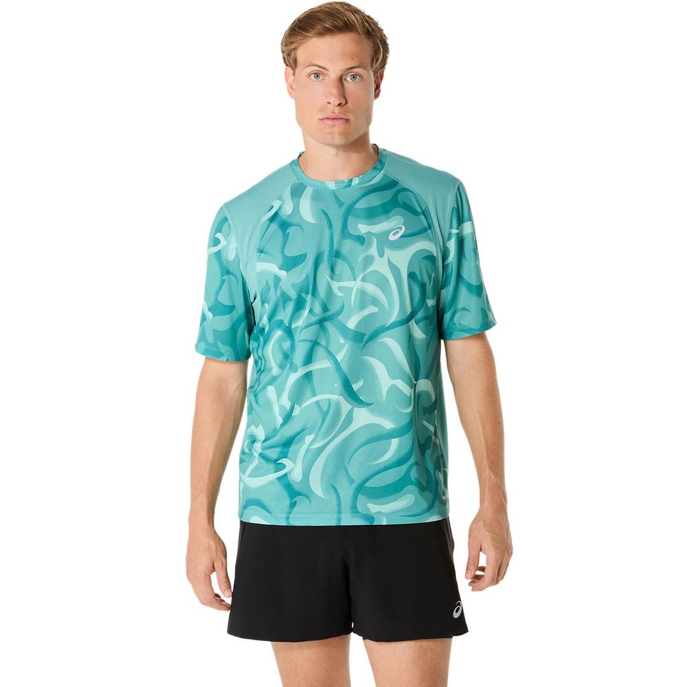 アシックス asics ランニングウェア メンズ   ROAD LITE-SHOW半袖シャツ 2011D095-300 2025SS | ASICS