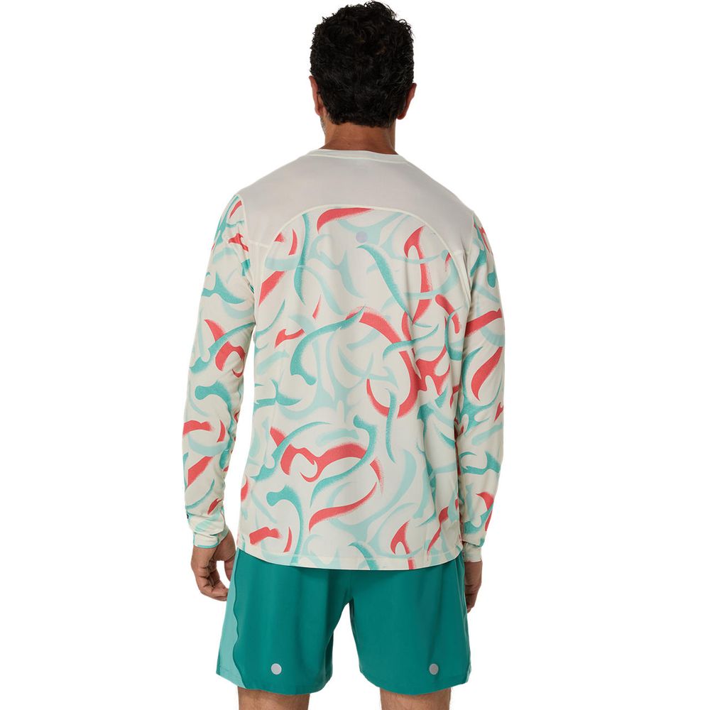 アシックス asics ランニングウェア メンズ   ROADグラフィック長袖シャツ 2011D099-200 2025SS | ASICS | 02