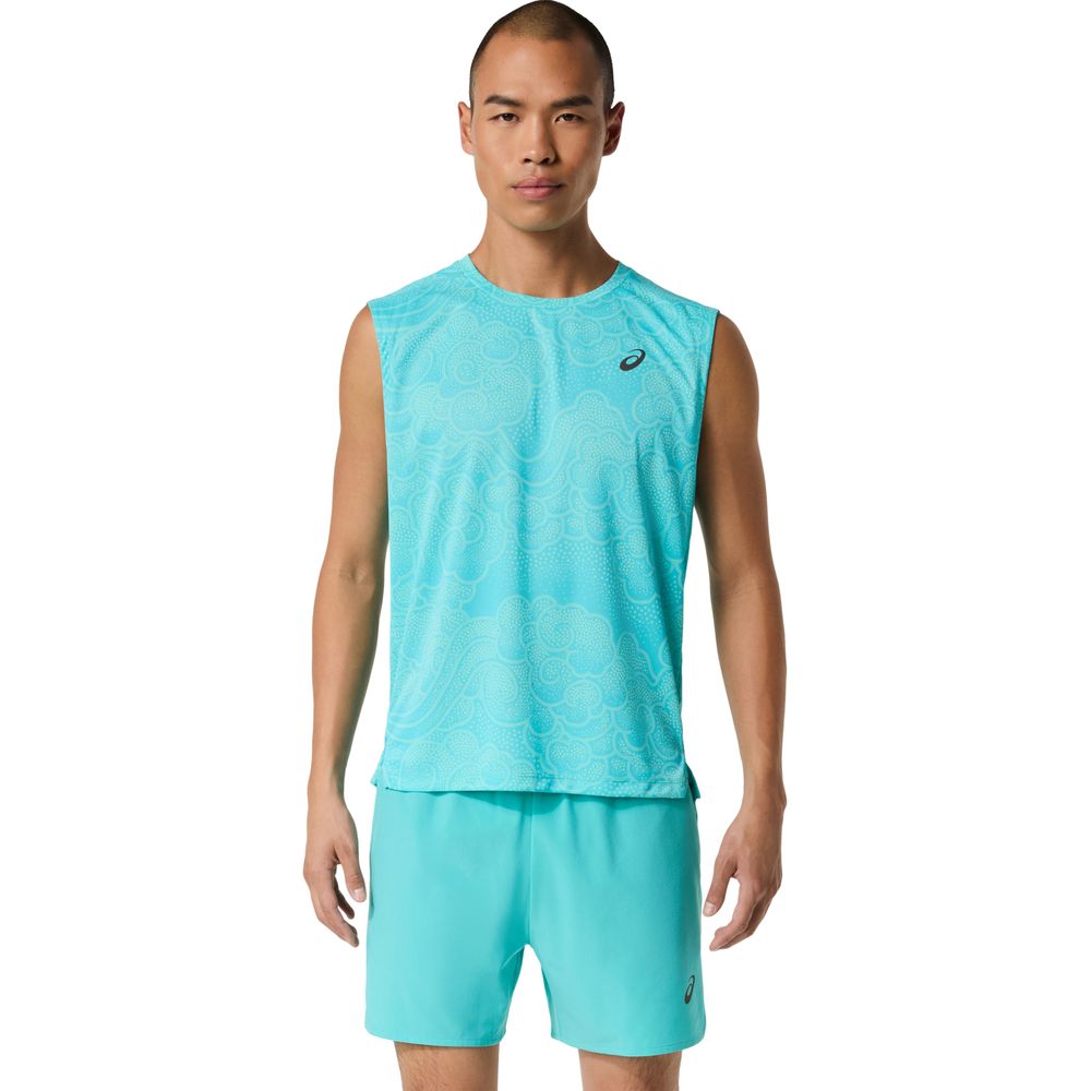 アシックス asics ランニングウェア メンズ   グラフィックスリーブレストップ 2011D649 2026FW | ASICS | 02