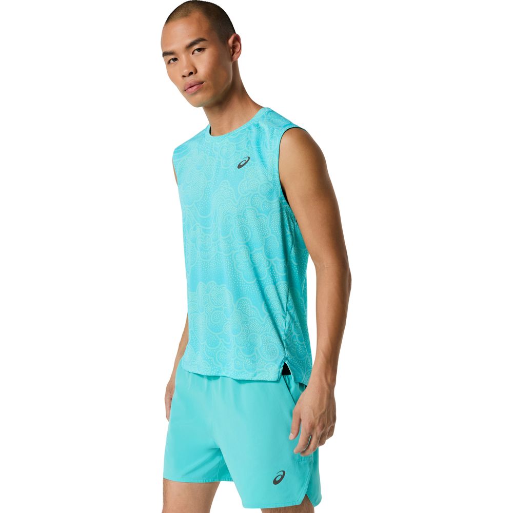 アシックス asics ランニングウェア メンズ   グラフィックスリーブレストップ 2011D649 2026FW | ASICS | 06
