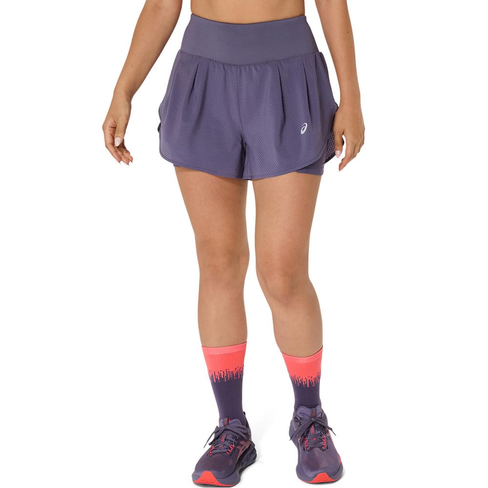 アシックス asics ランニングウェア レディース   ROAD 2-IN-1 3.5インチショーツ 2012C975-500 2025SS | ASICS