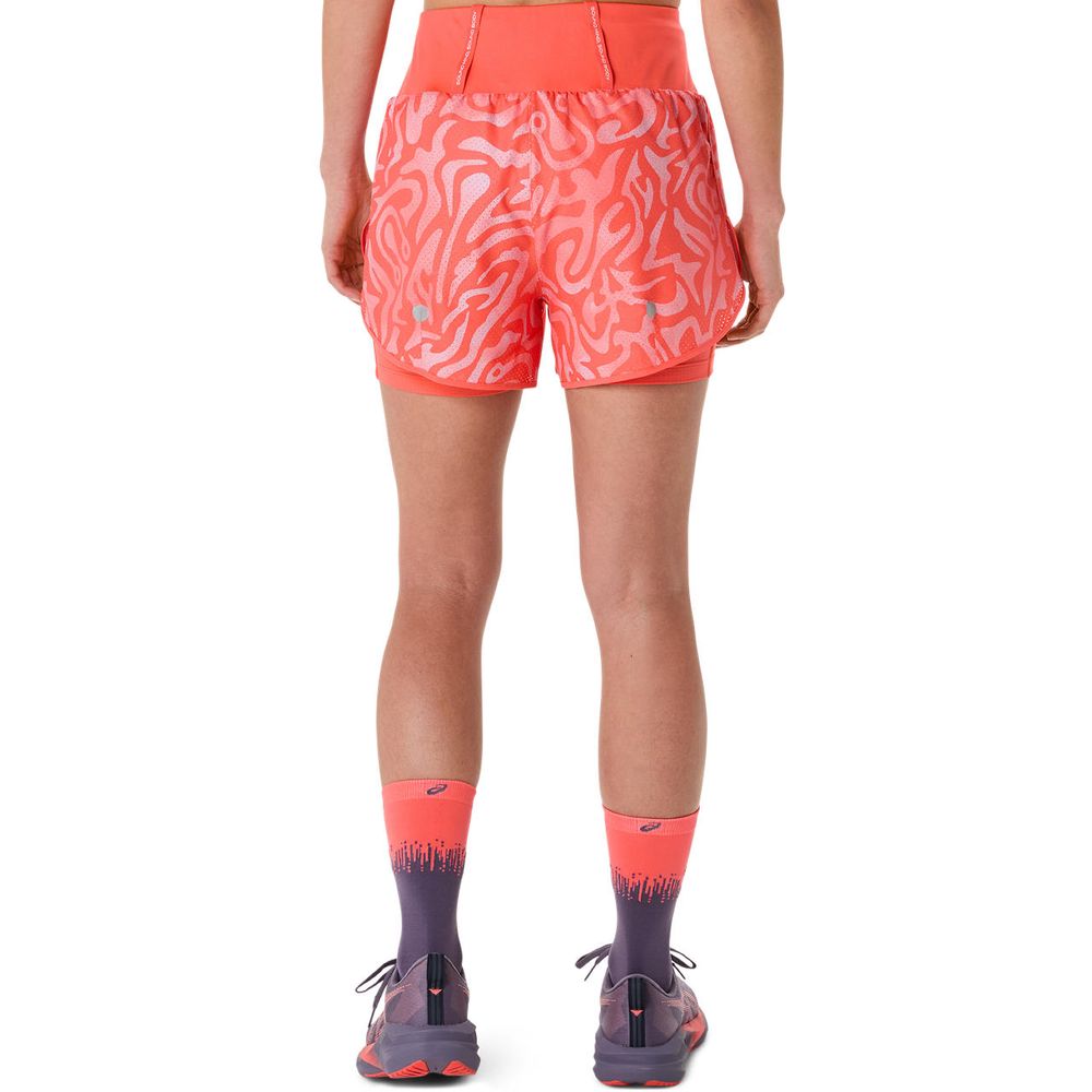アシックス asics ランニングウェア レディース   ROAD AOP 2-N-1 3.5インチショーツ 2012D077-700 2025SS | ASICS | 02