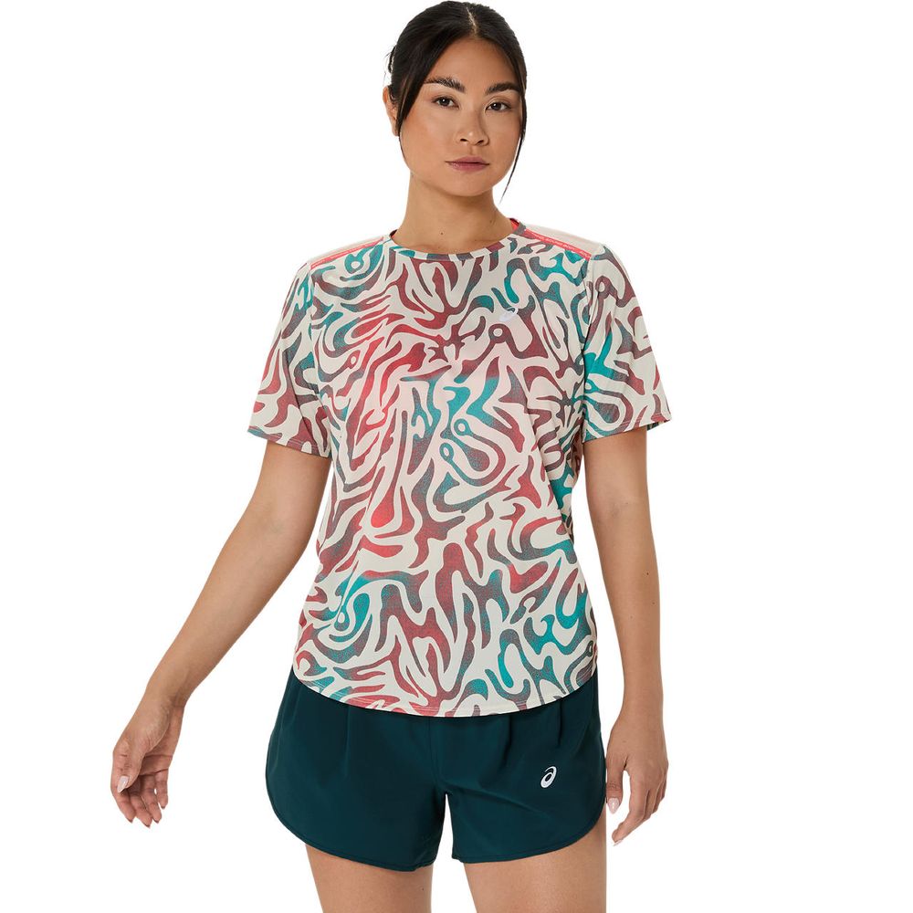アシックス asics ランニングウェア レディース   ROADランニンググラフィック半袖シャツ 2012D225-200 2025SS | ASICS