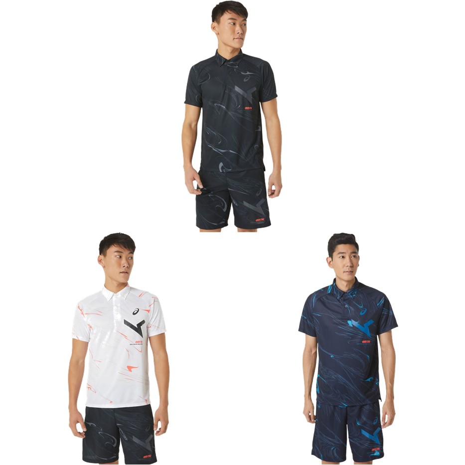 アシックス asics フィットネスウェア メンズ A-I-M DRY GRAPHIC POLO 2031E001 2023SS