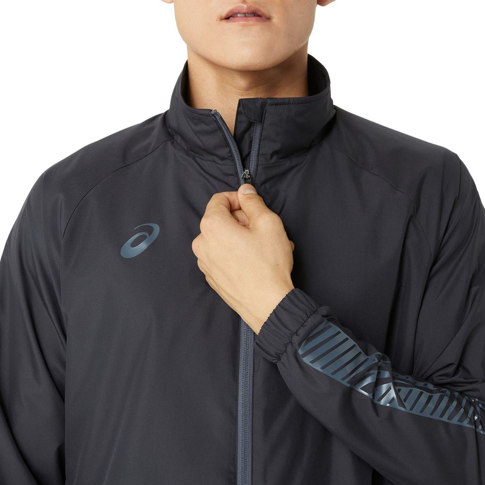 アシックス asics 健康・ボディケアウェア メンズ 裏トリコットウインドブレーカージャケット 2031E745 2024FW 関連画像3