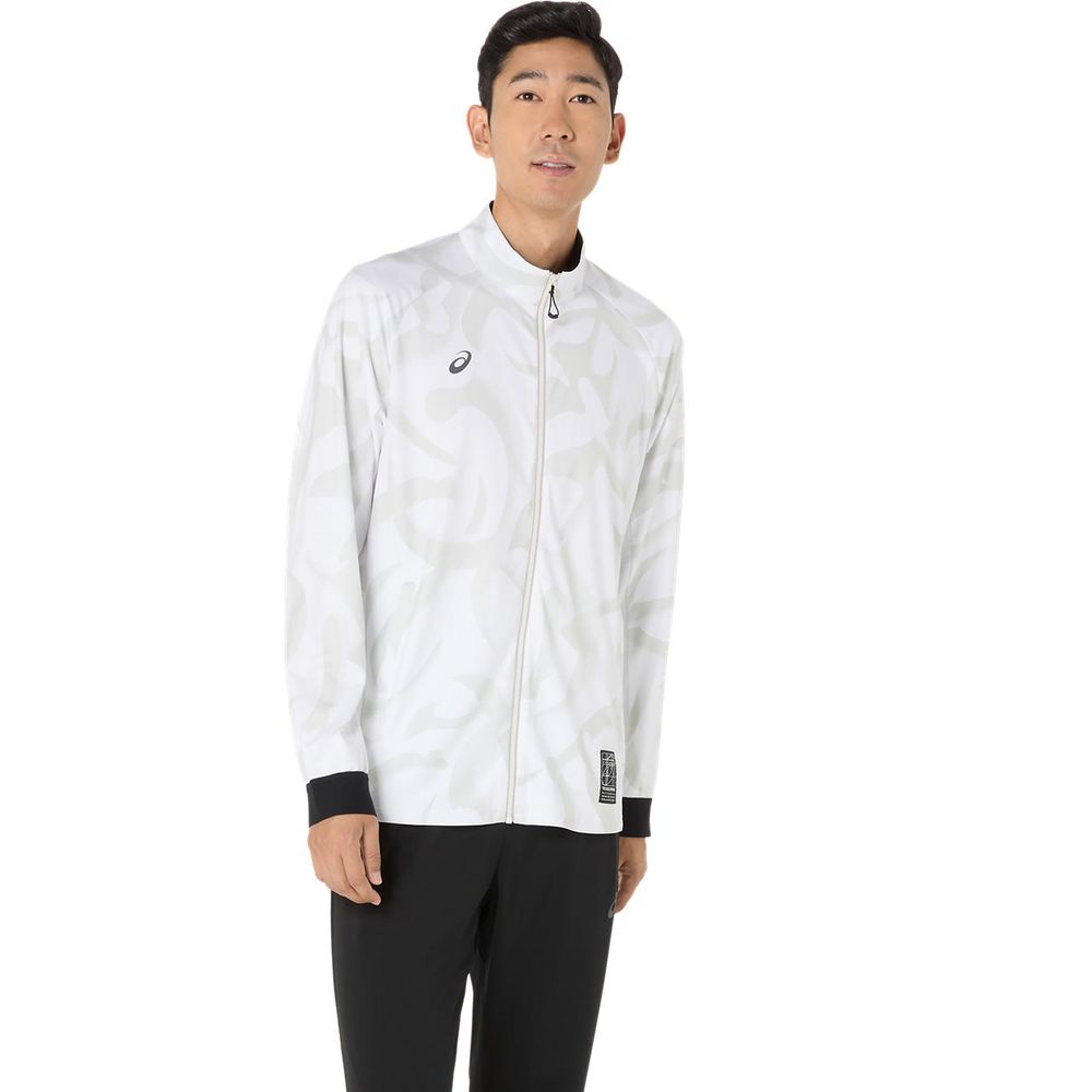 アシックス asics マルチSPウェア ユニセックス   ドライグラフィックストレッチニットジャケット 2031E985-100 2025SS | ASICS