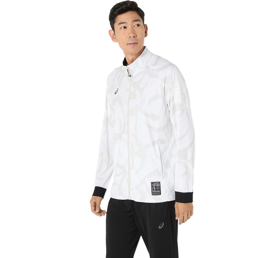 アシックス asics マルチSPウェア ユニセックス   ドライグラフィックストレッチニットジャケット 2031E985-100 2025SS | ASICS | 03