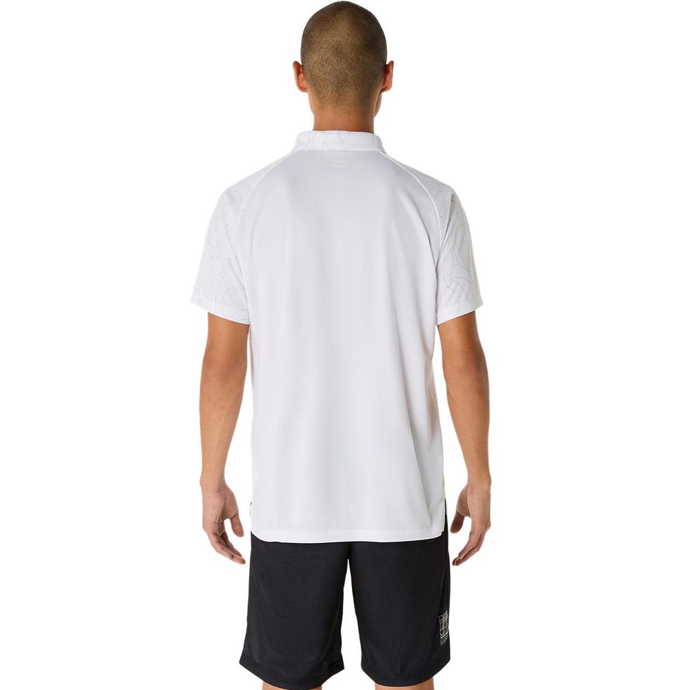 アシックス asics マルチSPウェア ユニセックス   ドライグラフィックボタンダウンポロシャツ 2031E992-100 2025SS | ASICS | 02