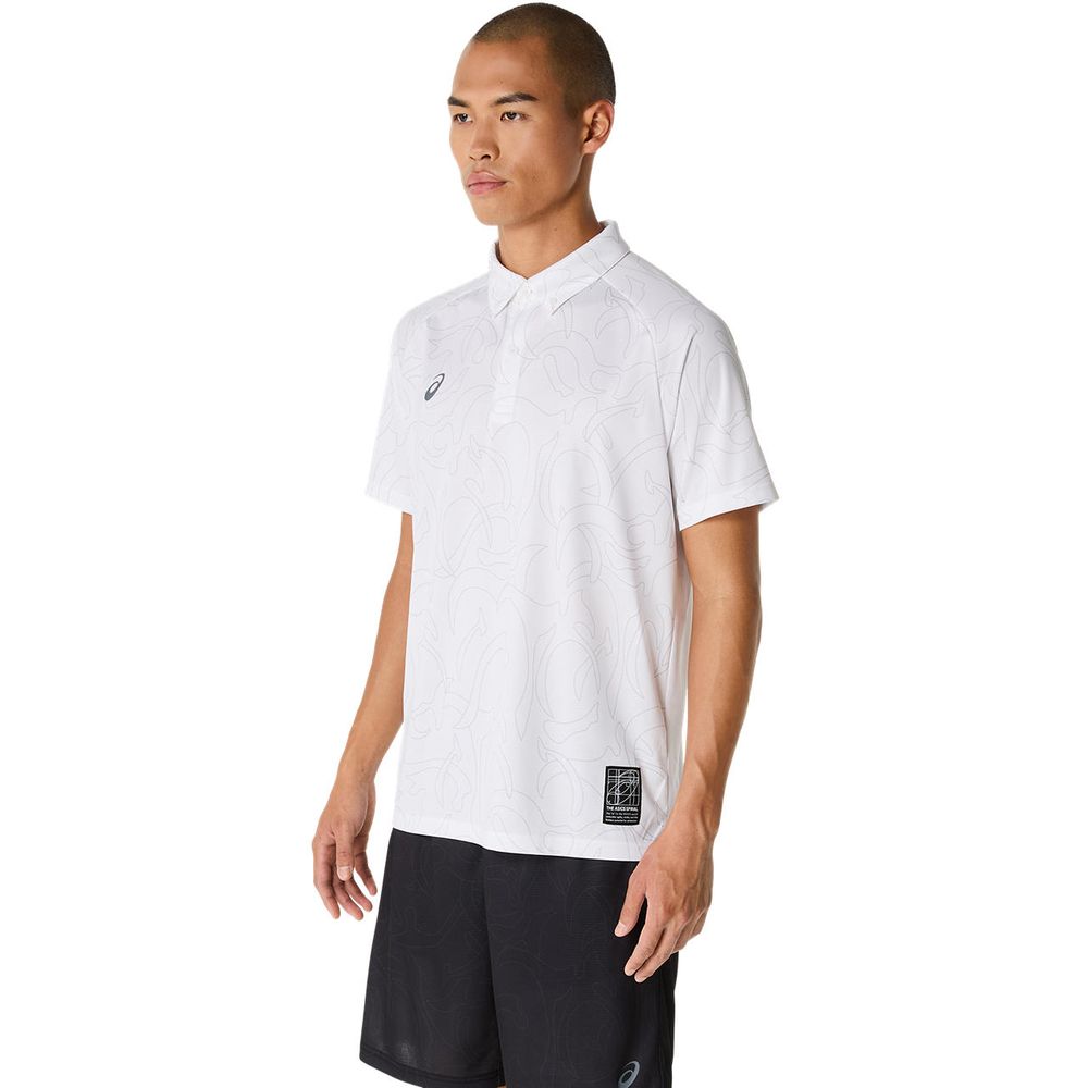 アシックス asics マルチSPウェア ユニセックス   ドライグラフィックボタンダウンポロシャツ 2031E992-100 2025SS | ASICS | 03