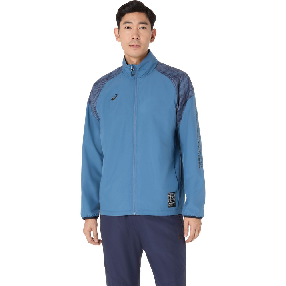 アシックス asics フィットネスウェア ユニセックス   裏トリコットグラフィックウインドブレーカージャケット 2031F175 2025FW | ASICS | 05