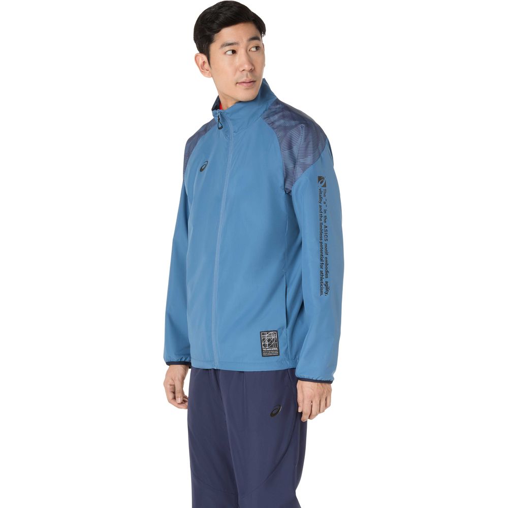 アシックス asics フィットネスウェア ユニセックス   裏トリコットグラフィックウインドブレーカージャケット 2031F175 2025FW | ASICS | 15