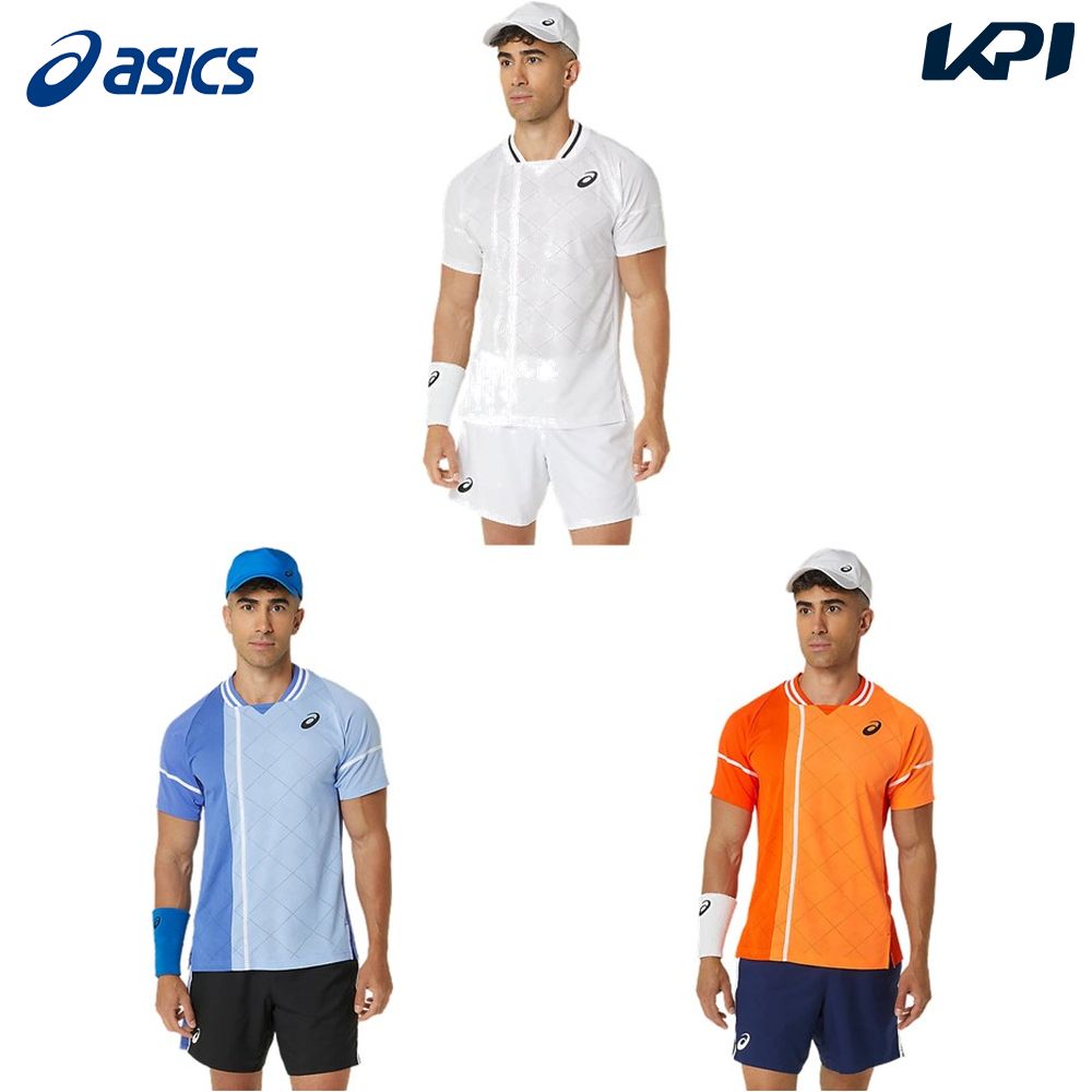 アシックス asics テニスウェア メンズ クールＭＡＴＣＨ半袖シャツ 2041A282 2024SS