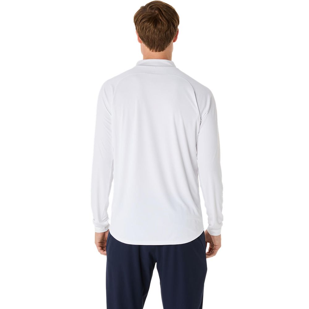 アシックス asics テニスウェア メンズ   MATCH LS 1/2 ZIP TOP 2041A321 2025SS | ASICS | 02