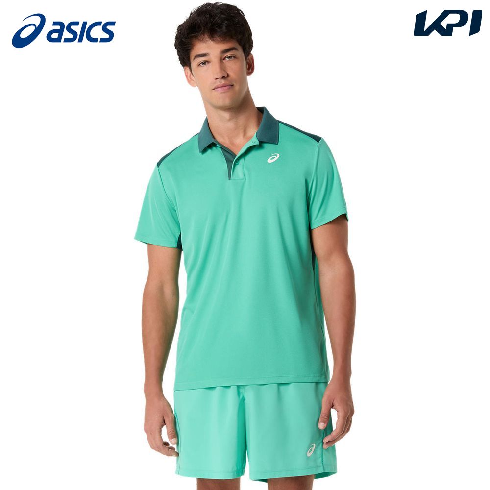 アシックス asics テニスウェア メンズ   ポロシャツ 2041A340-303 2026SS