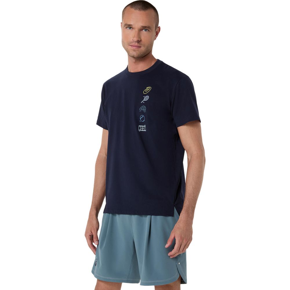 ASICS（アシックス） テニスウェア メンズ グラフィックTシャツ