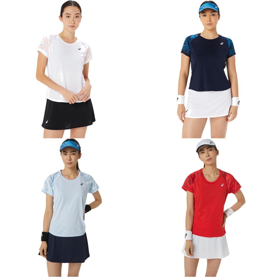 アシックス asics テニスウェア レディース GRAPHIC SS T 2042A271 2023SS
