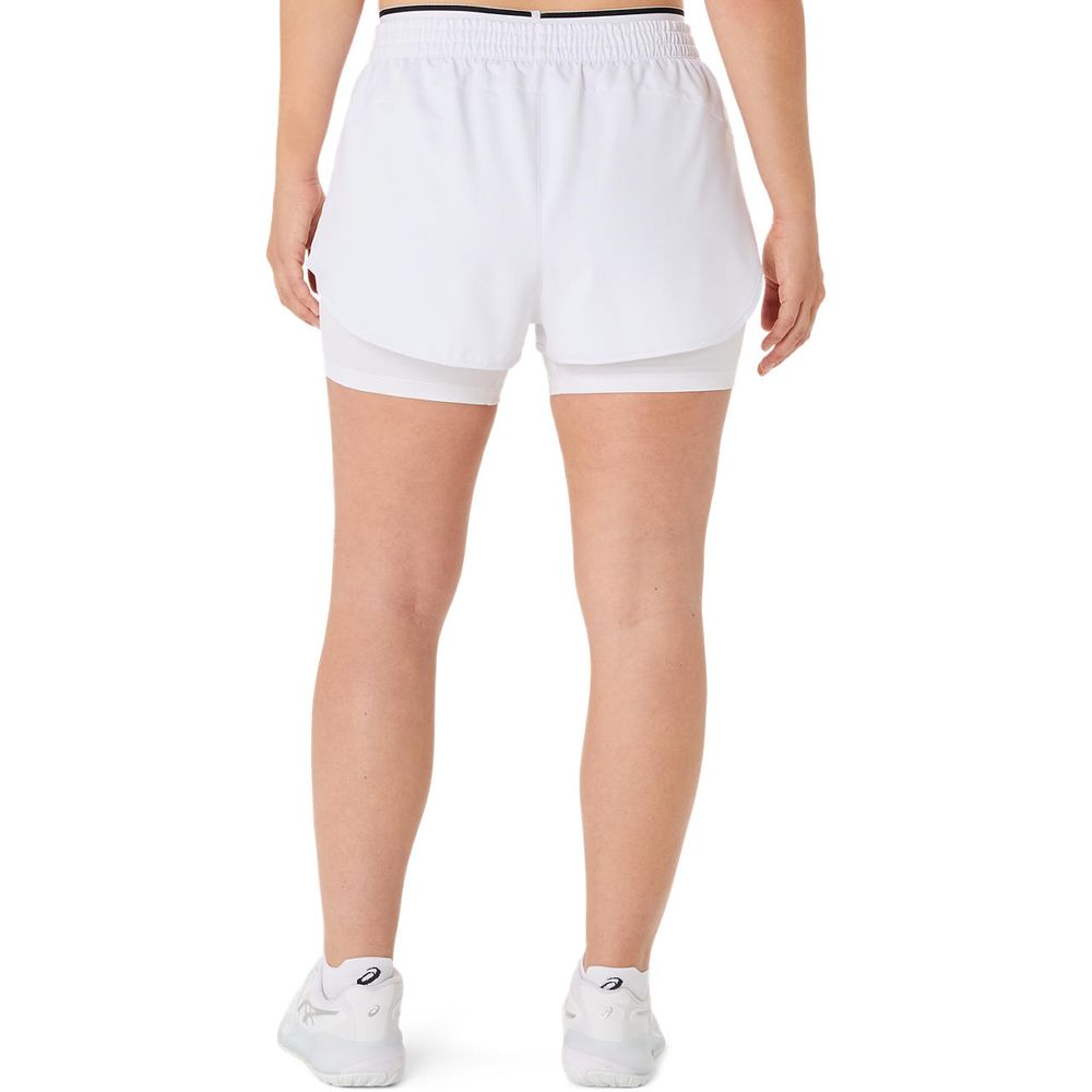 【希少・Mサイズ】アシックス テニスウェア 3点セット ホワイト【品切れ品】 ASICS（アシックス） テニスウェア レディース MATCH SHORT 2042A352