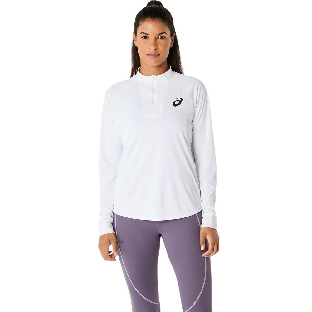 ASICS（アシックス） テニスウェア レディース MATCH LS 1/2 ZIP TOP