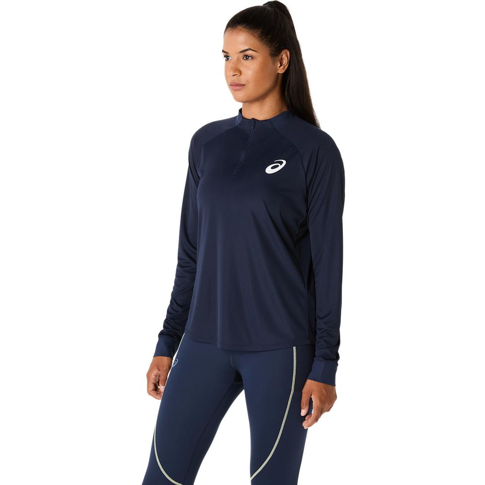 ASICS（アシックス） テニスウェア レディース MATCH LS 1/2 ZIP TOP